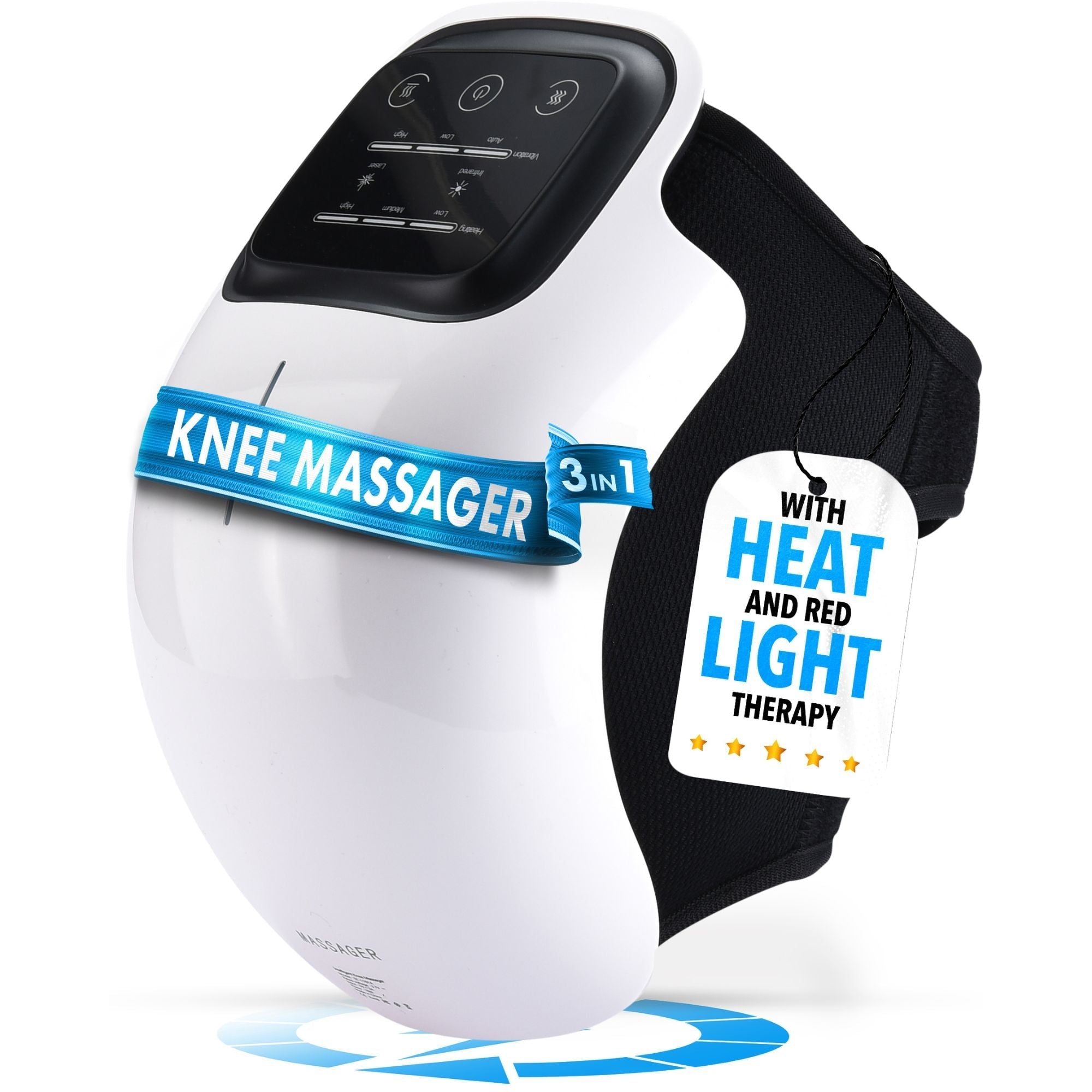 Smart Knee Massager with Heat & Red Light Therapy | FORTHiQ Smart Knee Massager with Heat & Red Light Therapy | FORTHiQ
