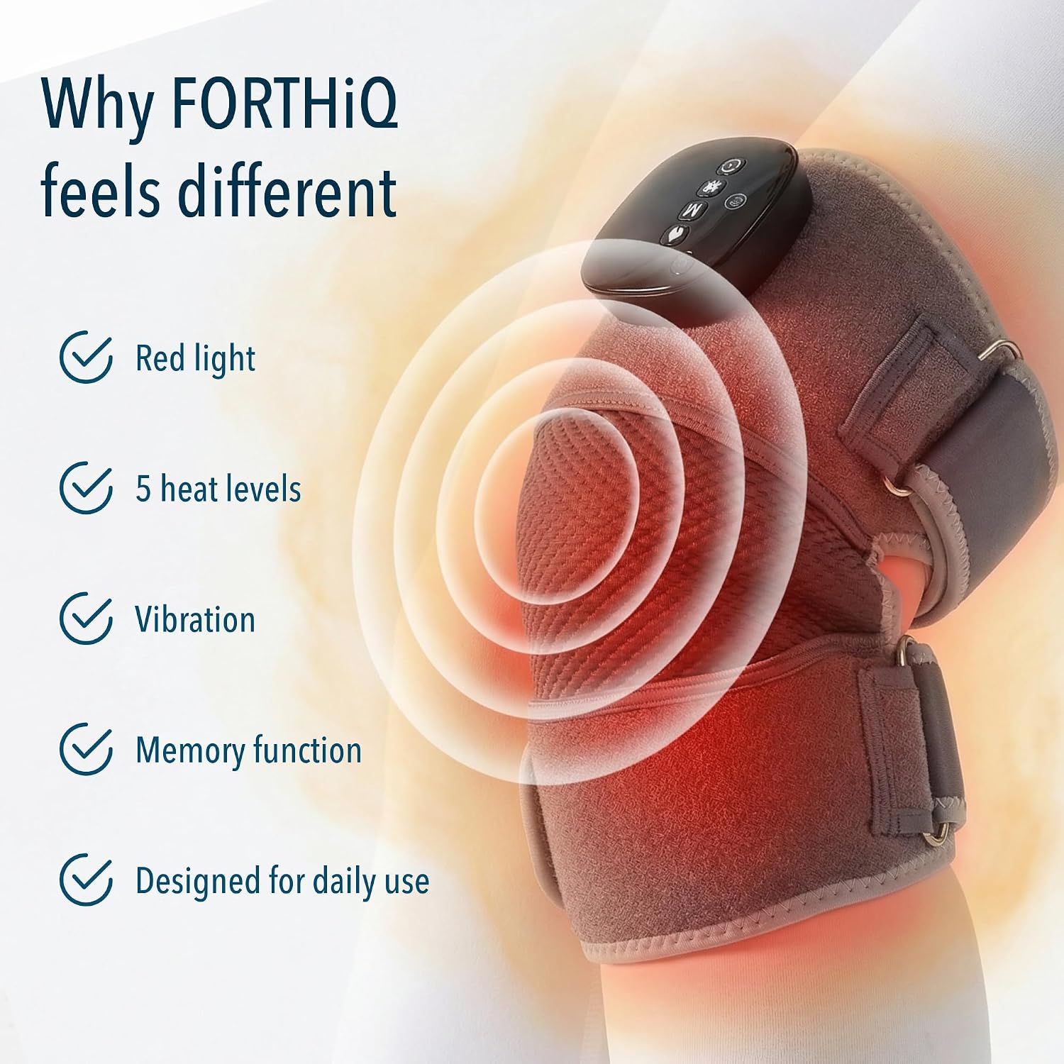 FORTHiQ Red+ Knee Massager