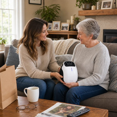 forthiq-knee-massager thoughtful gift from daughter to older parent