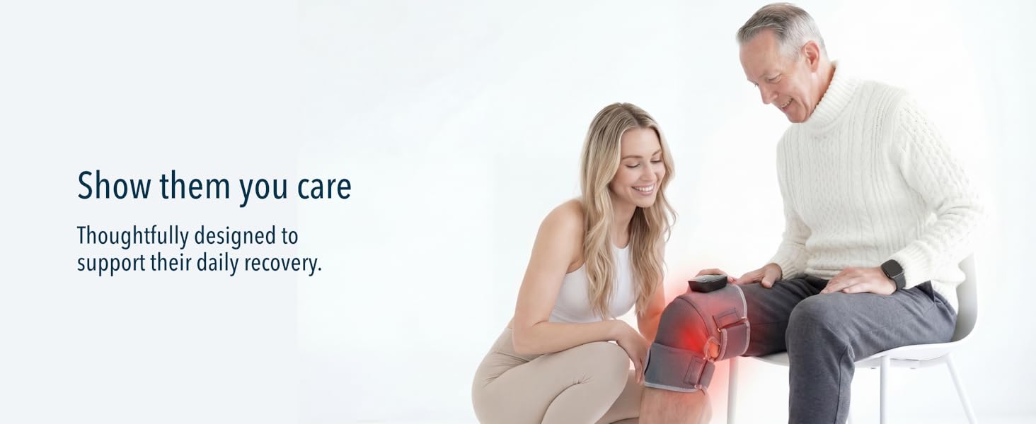 RED+ knee massager as a thoughtful comfort gift for a parent