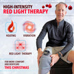 Knee Brace Massager Red+ with Heat, Red Light, and Vibration Therapy - FORTHiQ